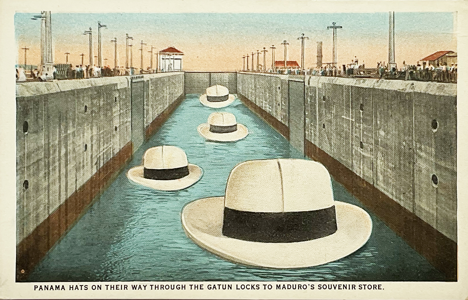 Maduro hats in the canal zone - Front